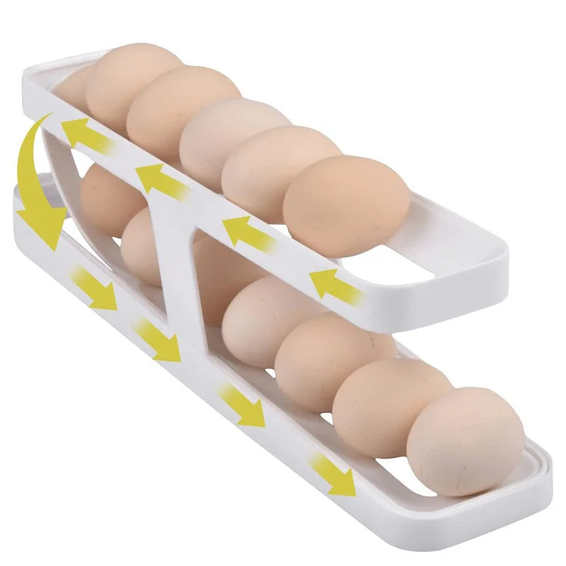 DEKOFIN™   Refrigerator Egg Rolling Storage Rack