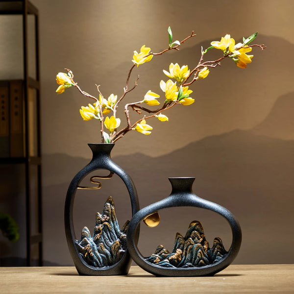 DEKOFIN™  Japanese Style Wealth Vase