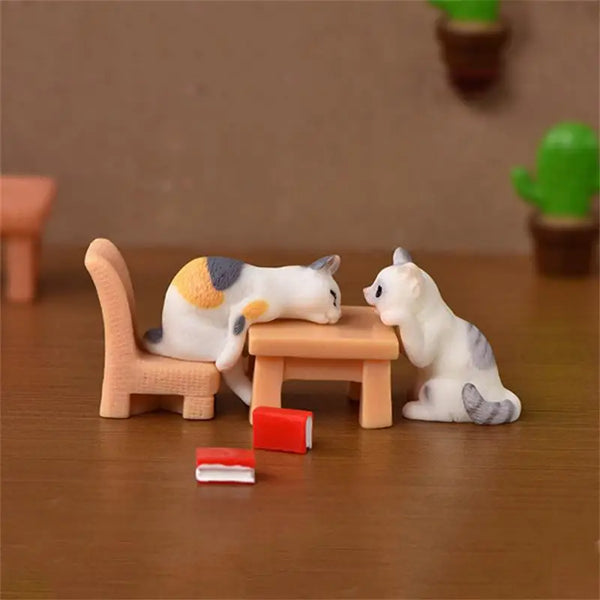 Dekofin™ Cute Figurines Miniature Cartoon Animals