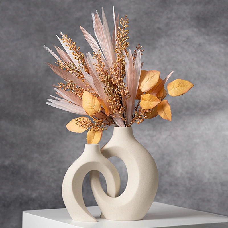 DEKOFIN™  2 ceramic vase ornaments