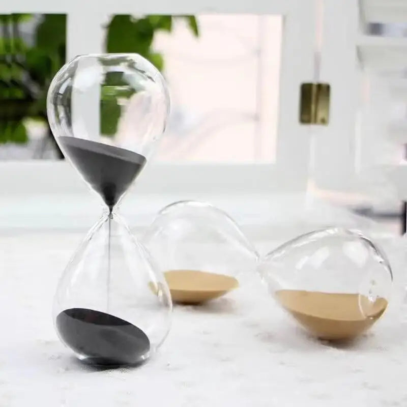 Dekofin™  Nordic Glass Droplet Time Hourglass