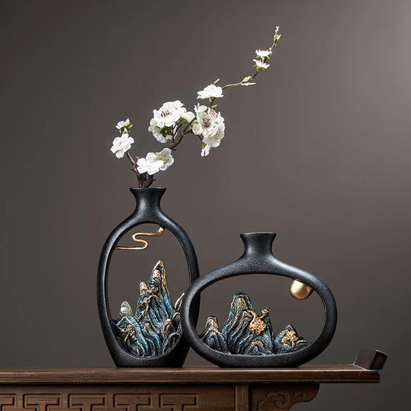 DEKOFIN™  Japanese Style Wealth Vase