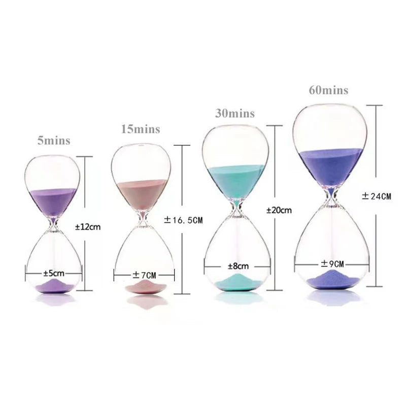 Dekofin™  Nordic Glass Droplet Time Hourglass
