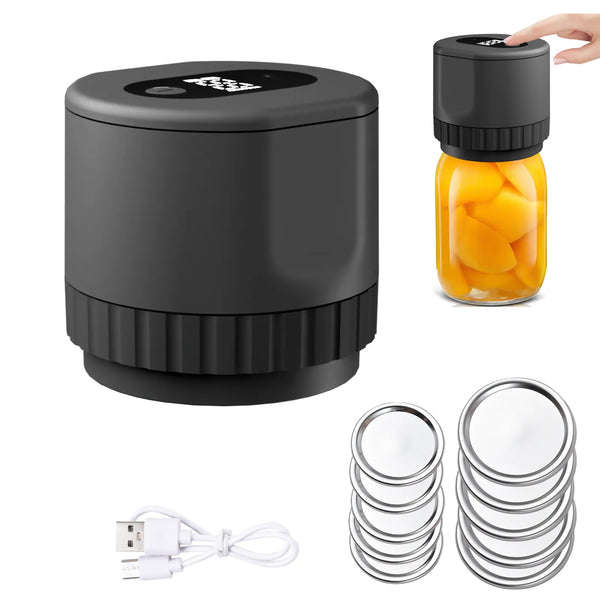 Dekofin™  Battery Powered Automatic Jar Sealer Set